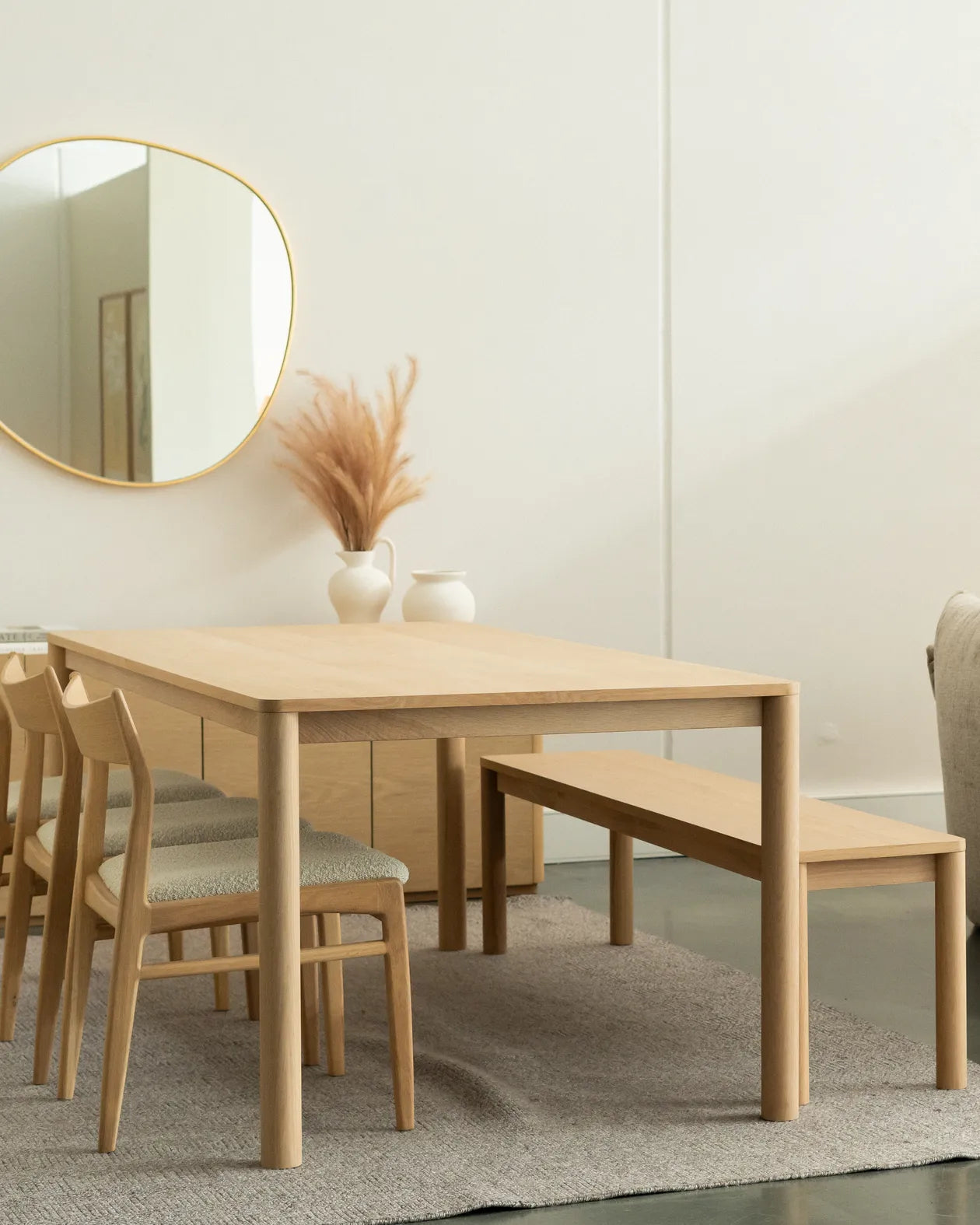 Pure Dining Bench 180cm - Oak