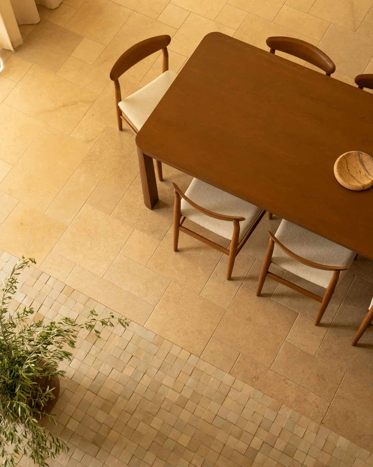 Quart Dining Table 240cm - Deep Oak