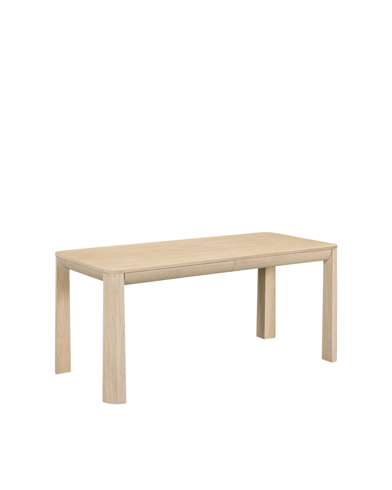 Quart Office Desk - Oak