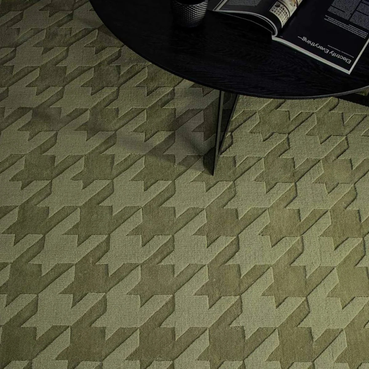 Pepita Rug - Sage 200cm x 290cm