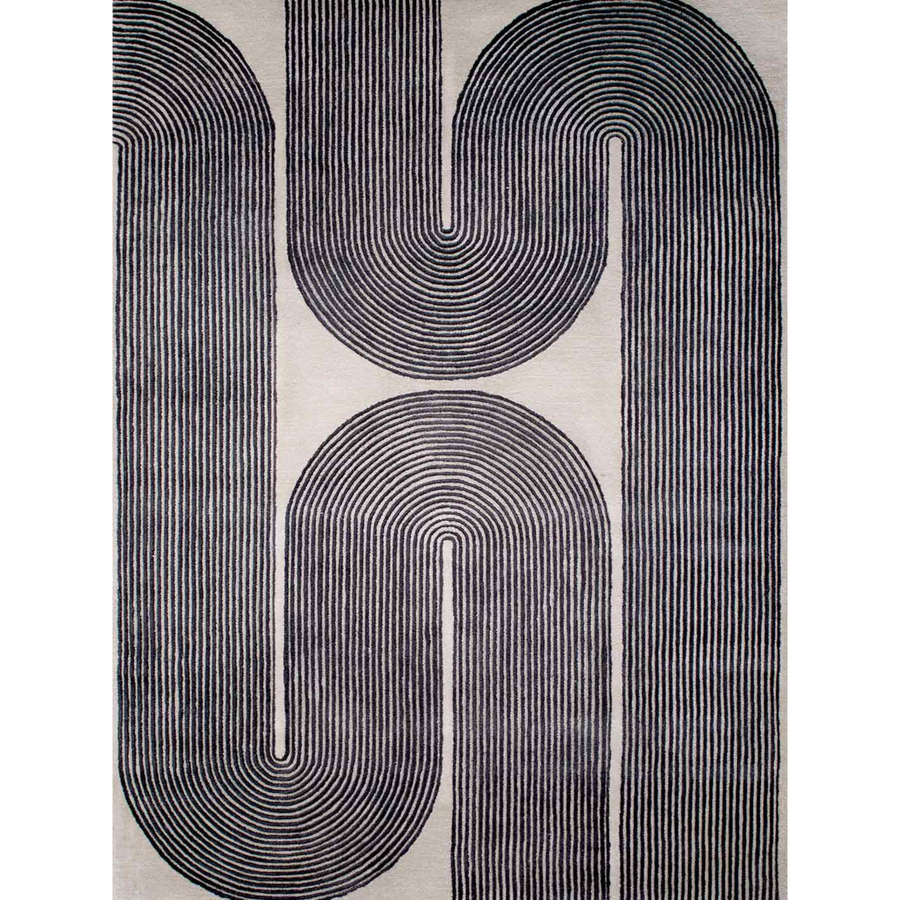 Buy Viper Rug - Ink 300cm x 400cm by Tallira by The Rug Collection ...