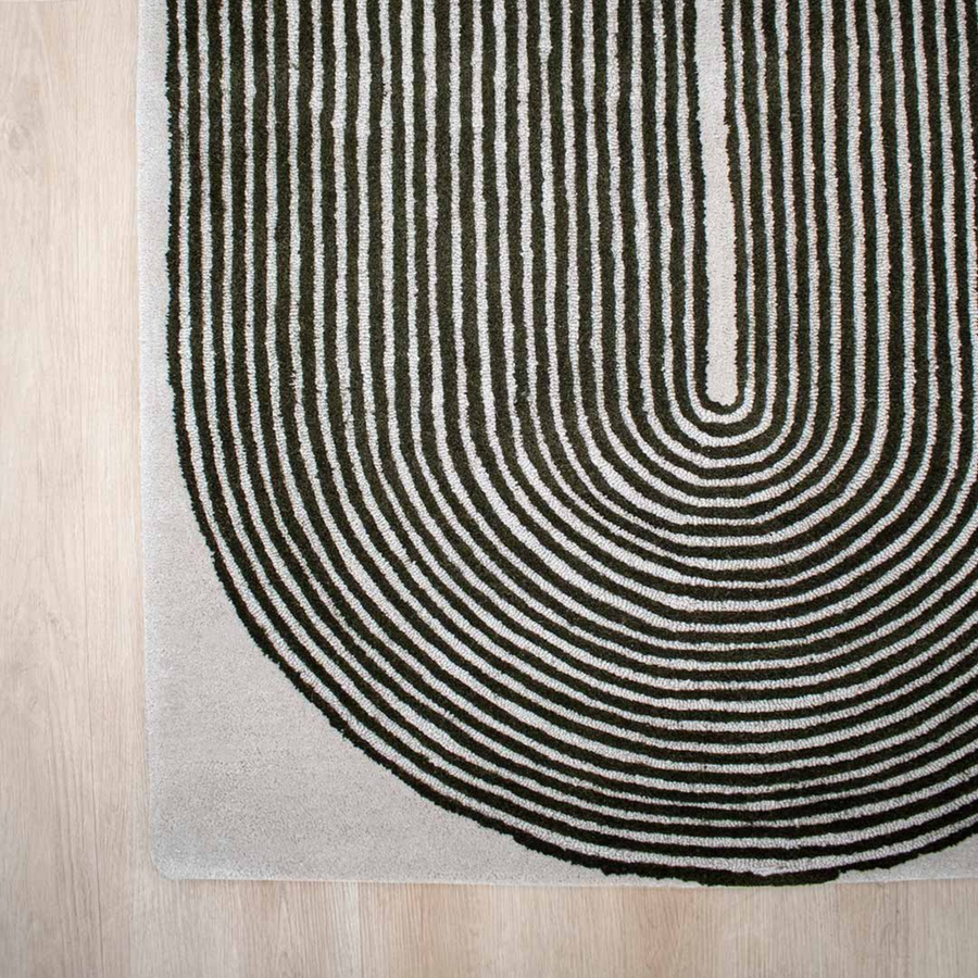 Buy Viper Rug - Olive 200cm x 290cm by Tallira by The Rug Collection ...