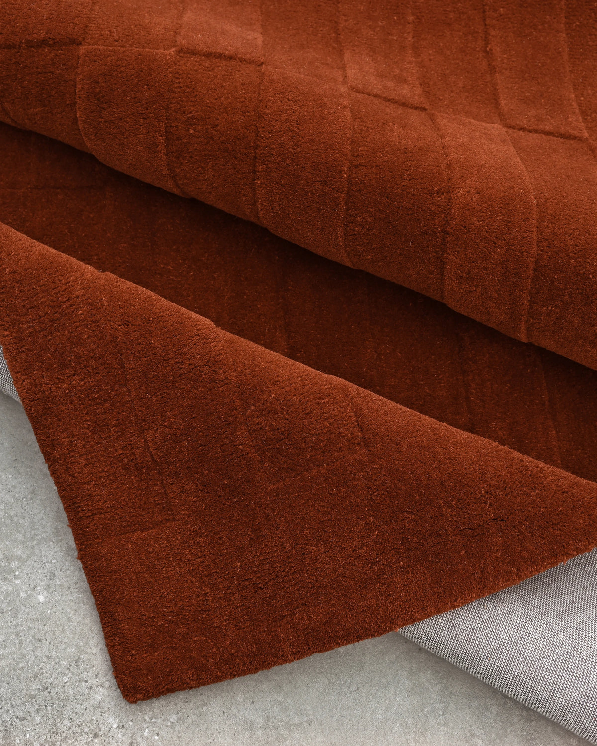 Shari Brick Rug Swatch