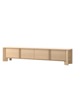 Remy Entertainment Unit 240cm - Oak Crema