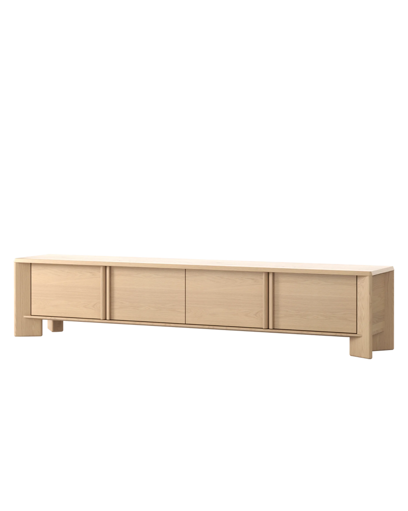 Remy Entertainment Unit 240cm - Oak Crema