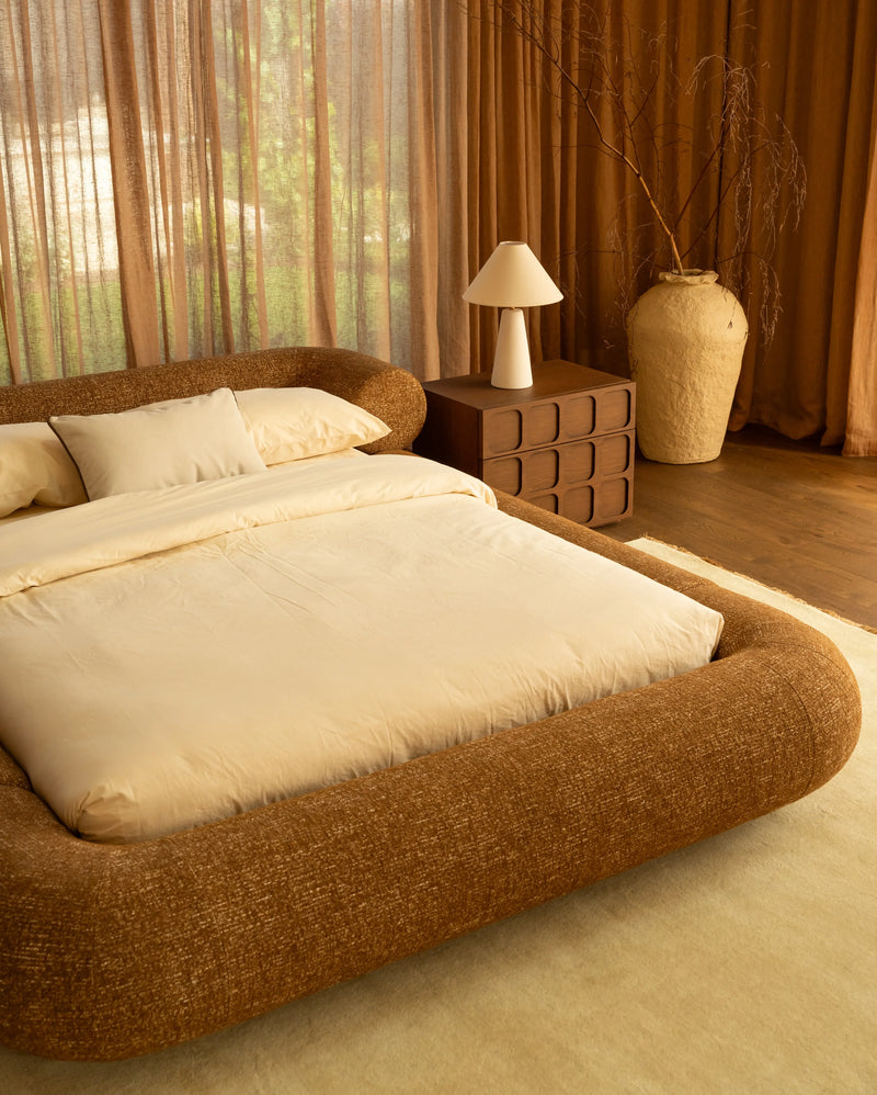 Restore King Bed - Fleck Ginger