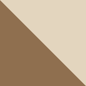 Reversible Pinstripe Cushion - Bronze/Coconut