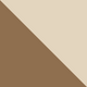 Reversible Pinstripe Cushion - Bronze/Coconut