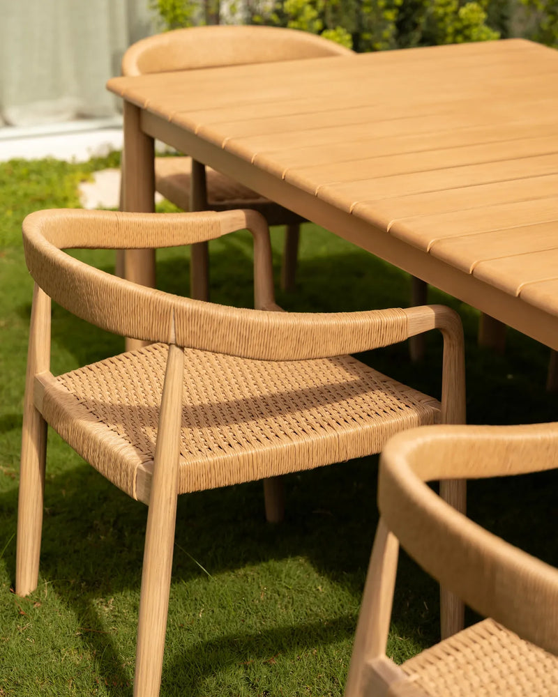 Reynolds Outdoor Dining Chair - Light Acacia