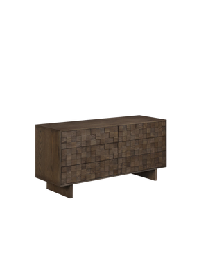 Ridge 6 Drawer Chest - Earthen Oak