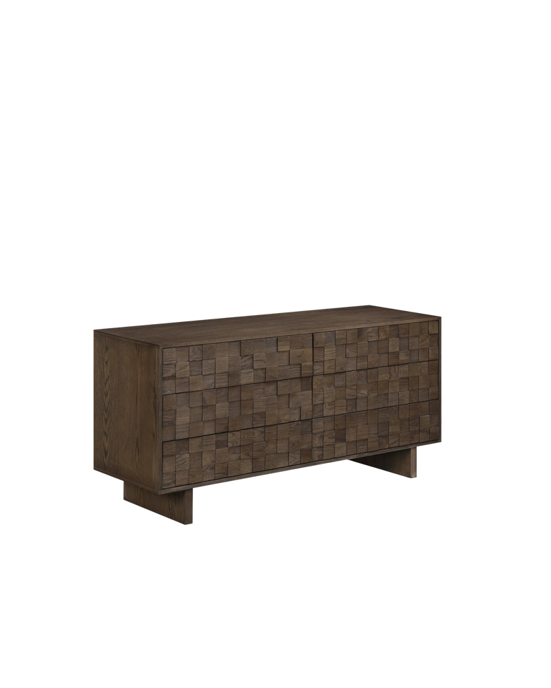 Ridge 6 Drawer Chest - Earthen Oak