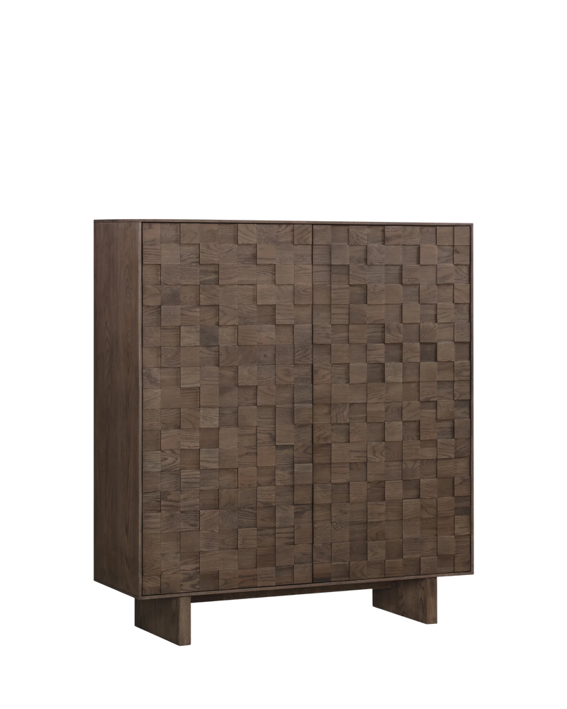 Ridge Bar Cabinet - Earthen Oak