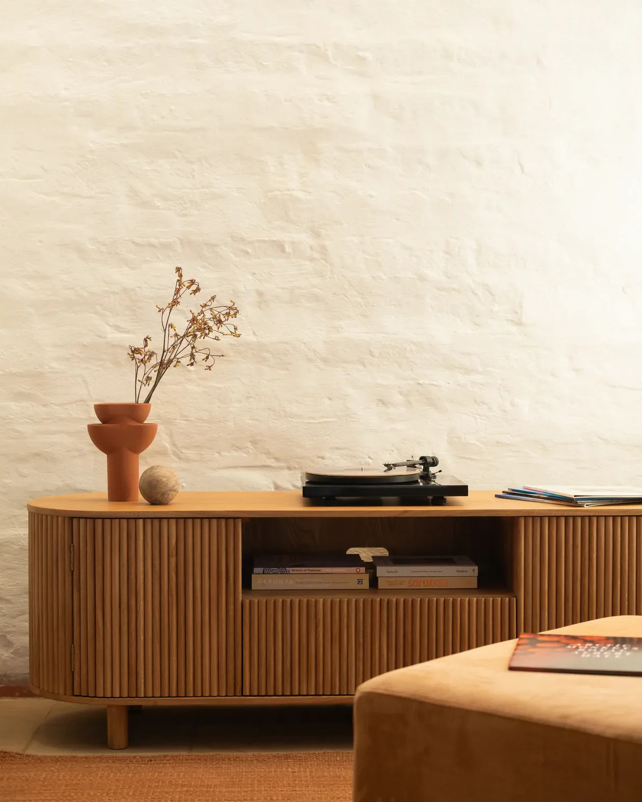 Ripple Entertainment Unit 180Cm - Oak