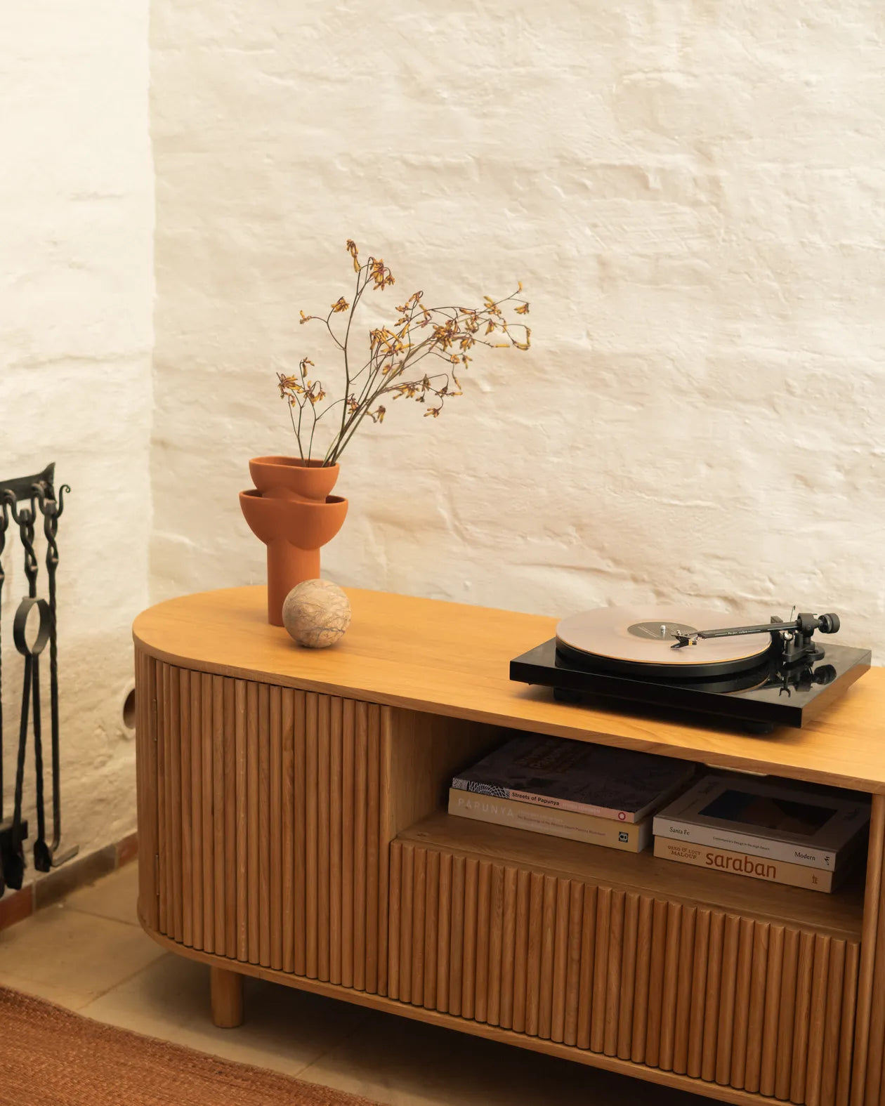 Ripple Entertainment Unit 180Cm - Oak