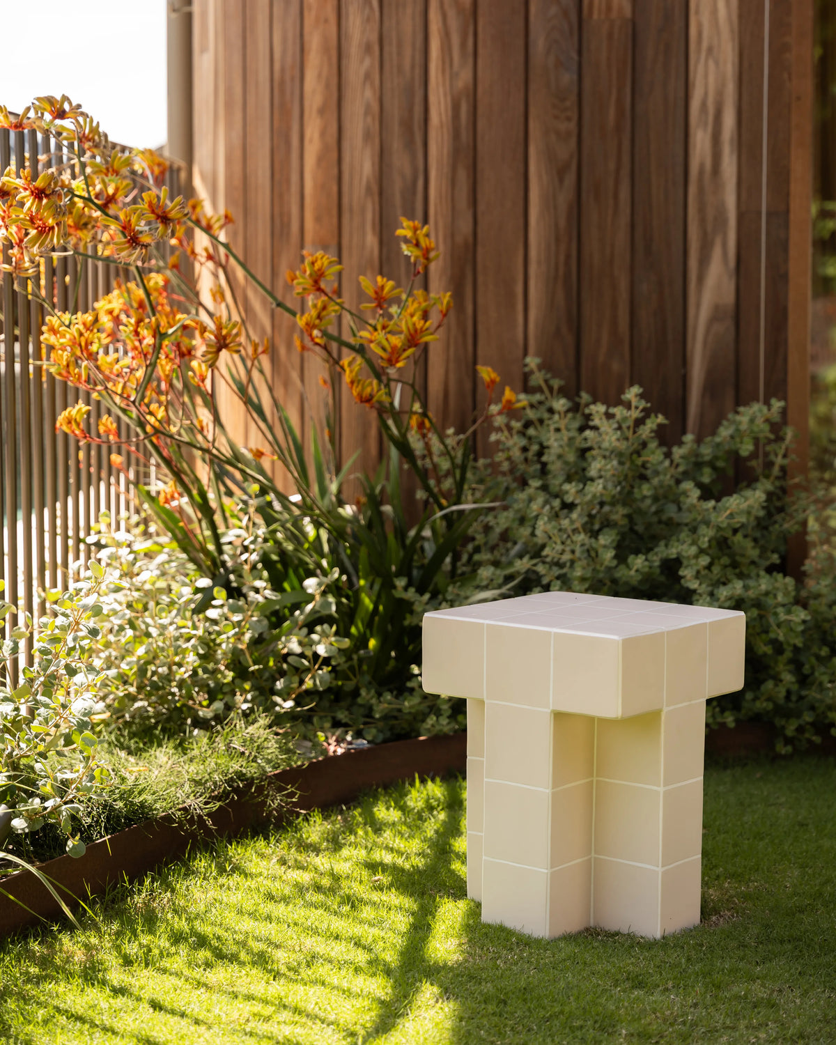 Riva Outdoor Side Table - Oyster