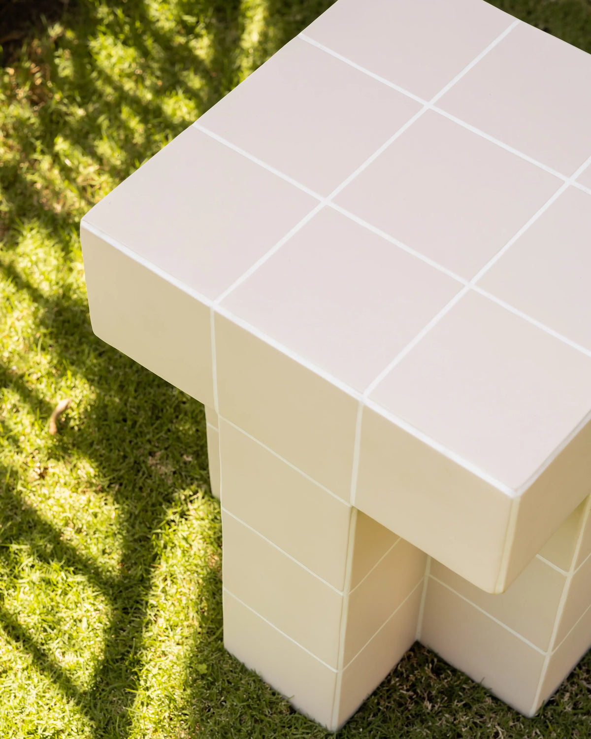 Riva Outdoor Side Table - Oyster
