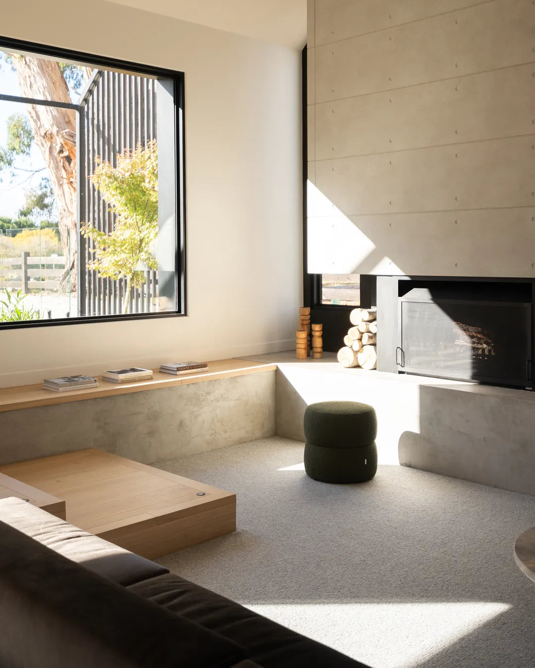 Roll Small Ottoman - Copenhagen Forest