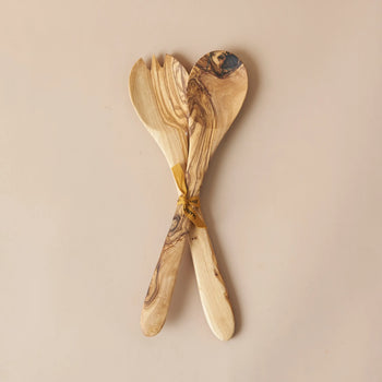 Salad Servers - Olive Wood
