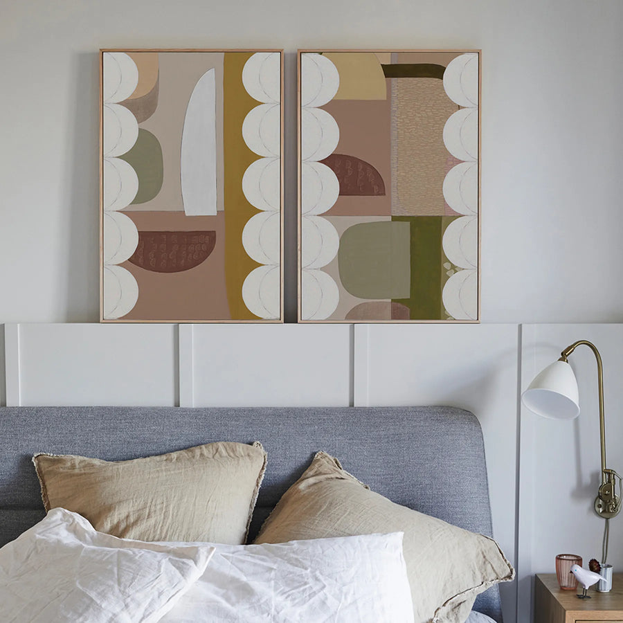 Copper Scallop Canvas Print 150cm x 100cm