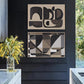 Graphite Arch Canvas Print 76cm x 51cm