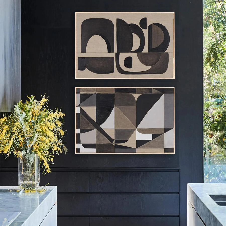 Graphite Arch Canvas Print 76cm x 51cm