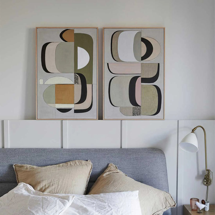 Terra Nova Diptych Canvas Print 120cm x 80cm