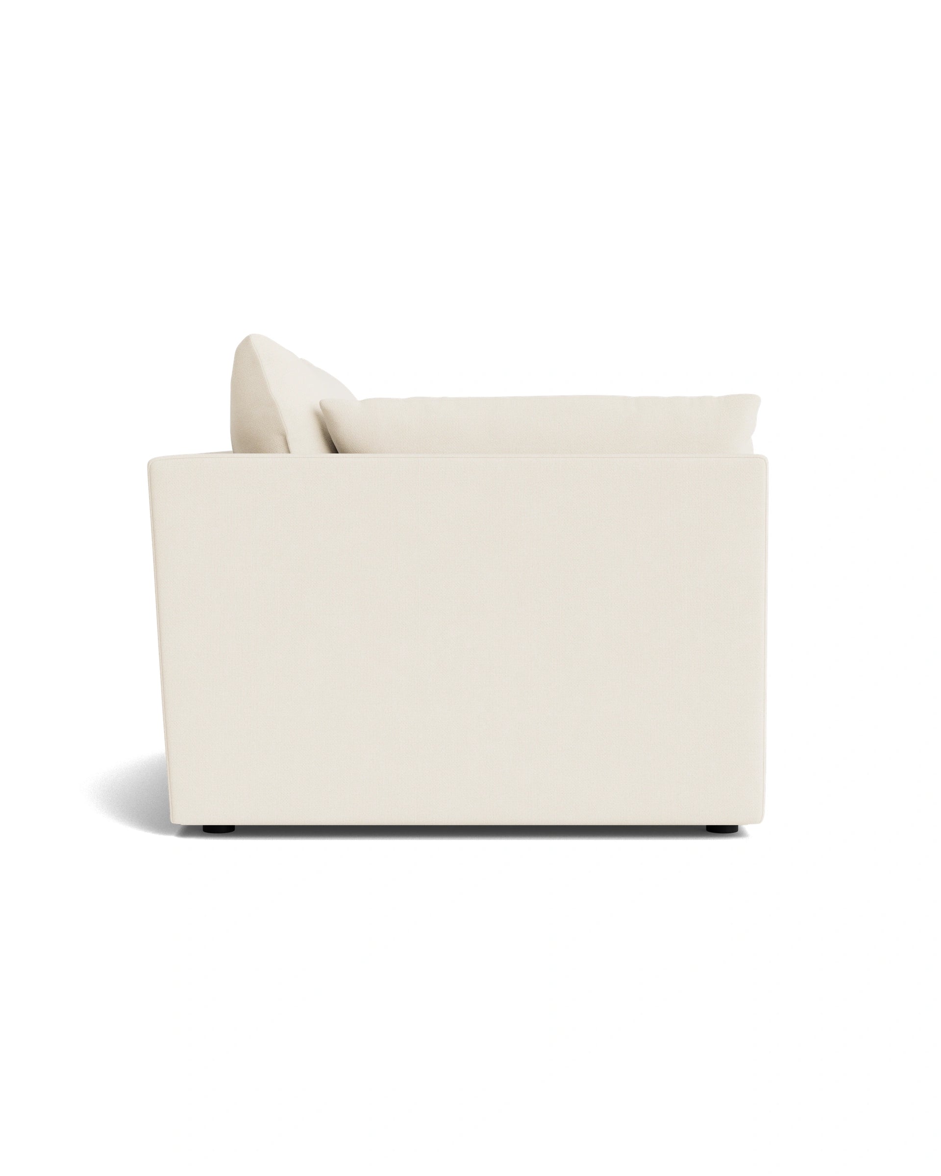 Sidney Slipcover Left Corner Module - Fossil Vanilla