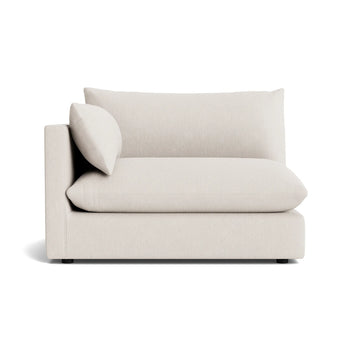 Sidney Slipcover Left Corner Module - Silex Off White