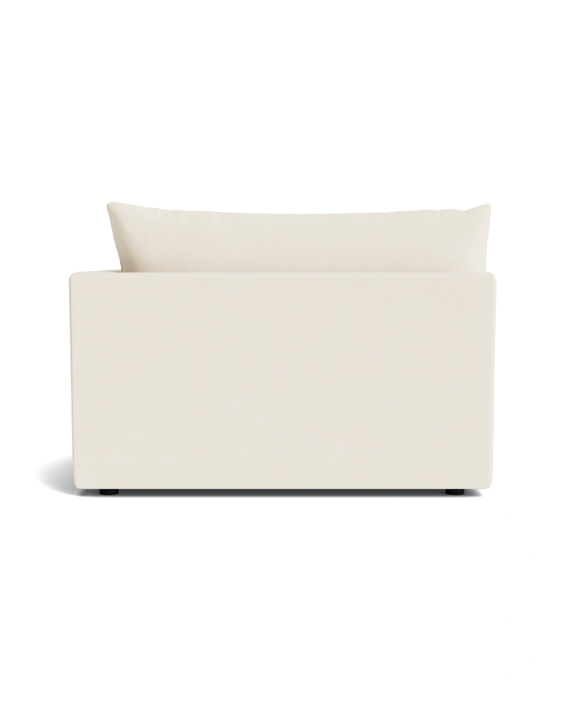 Sidney Slipcover Right Corner Module - Fossil Vanilla