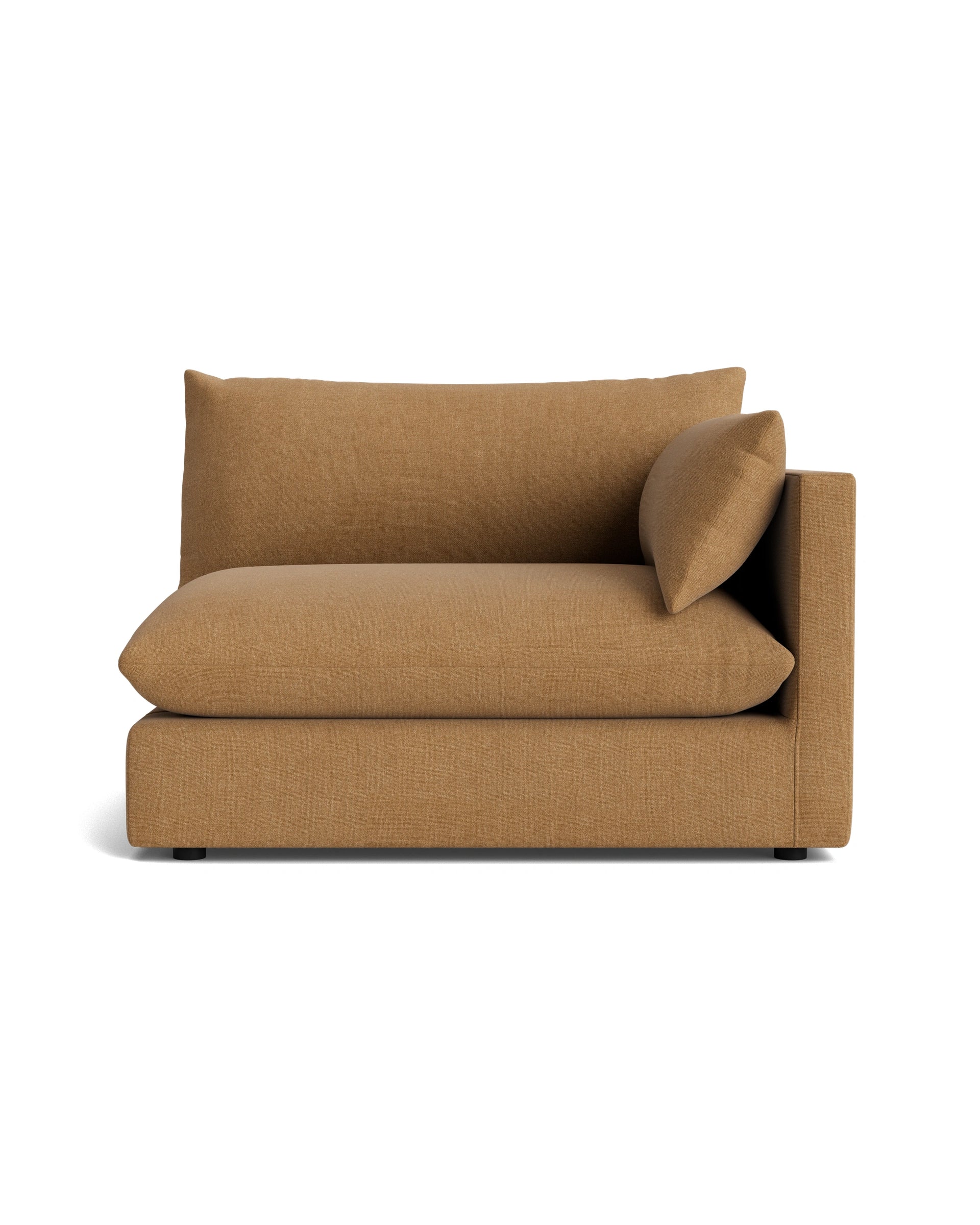 Sidney Slipcover Right Corner Module - Fossil Fawn