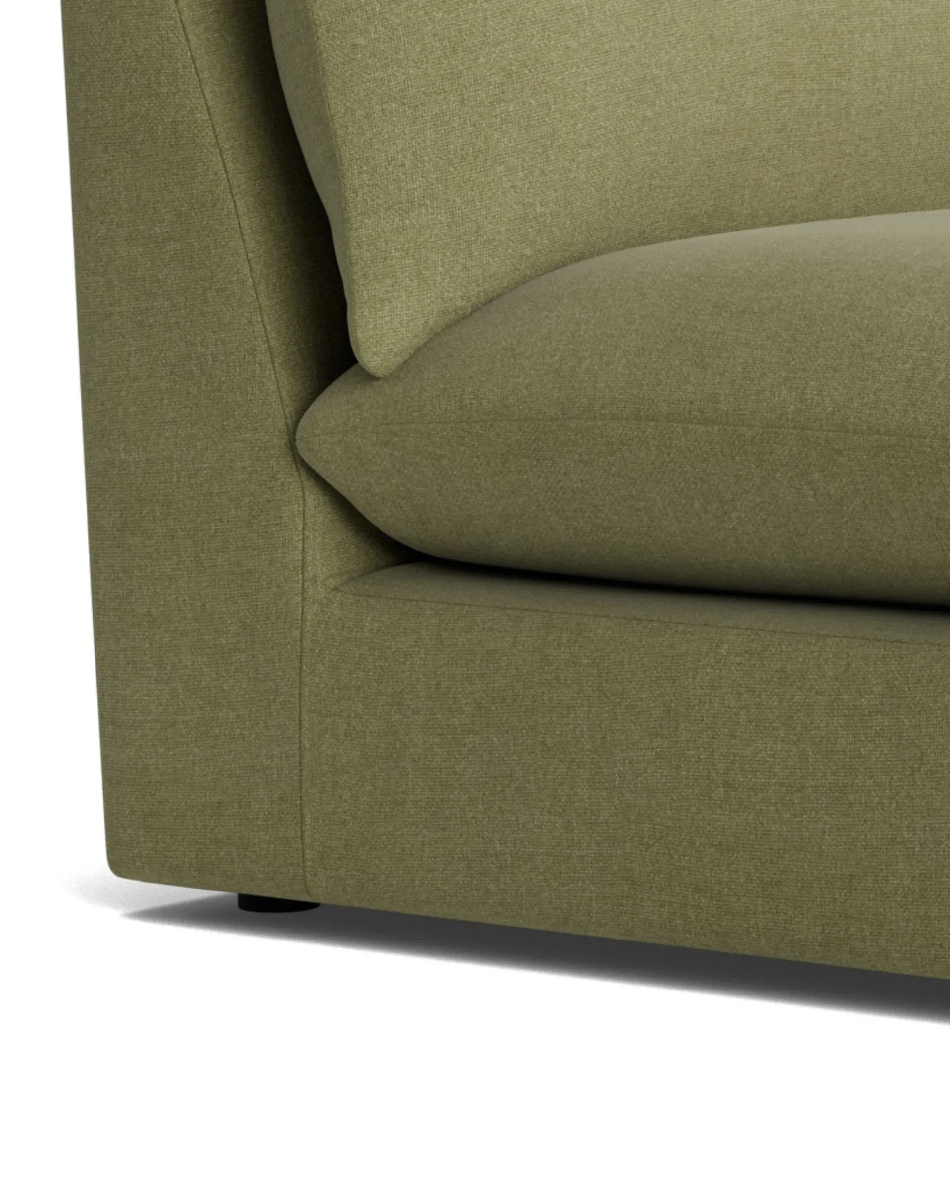 Sidney Right Corner Module Slipcover Fabric - Fossil Eucalyptus