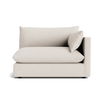 Sidney Slipcover Right Corner Module - Silex Off White