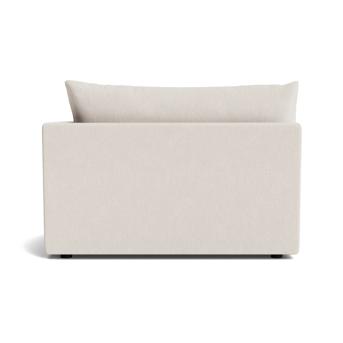 Sidney Slipcover Right Corner Module - Silex Off White