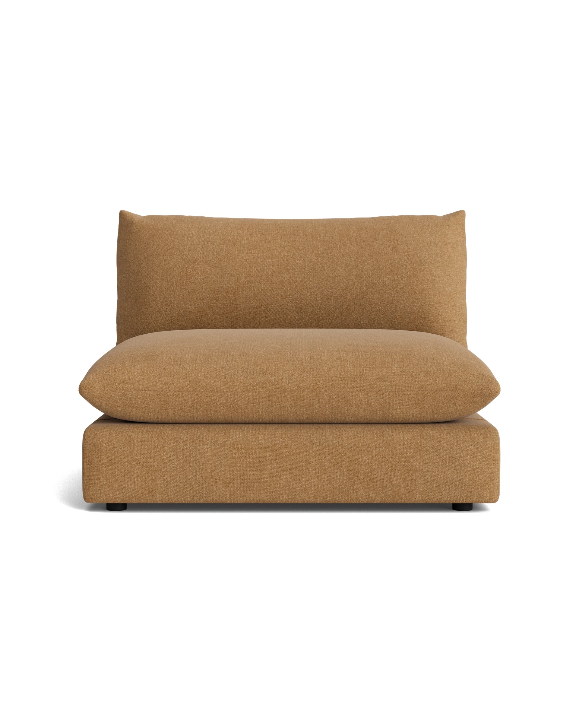 Sidney Slipcover Armless Middle Module - Fossil Fawn