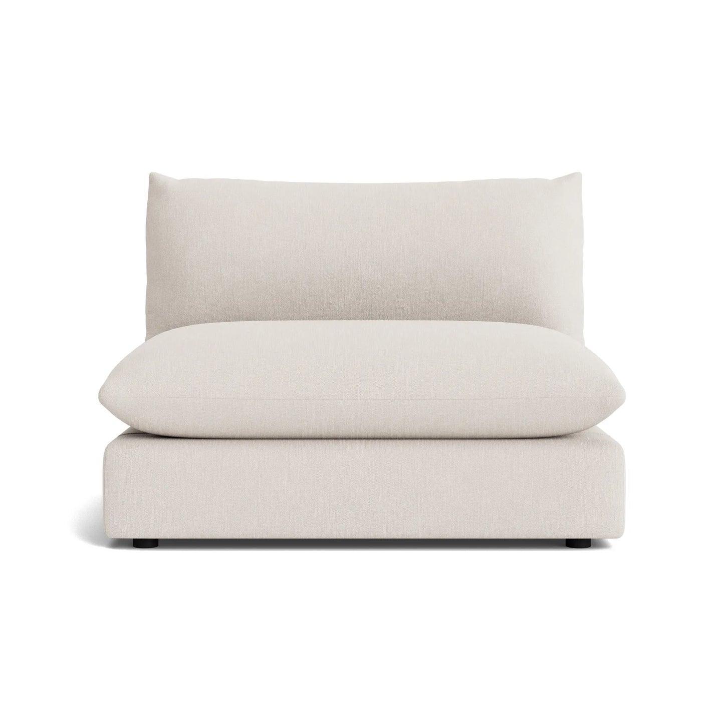 Sidney Slipcover Armless Middle Module - Silex Off White