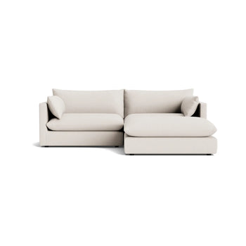 Sidney 3 Seater Chaise Sofa - Silex Off White