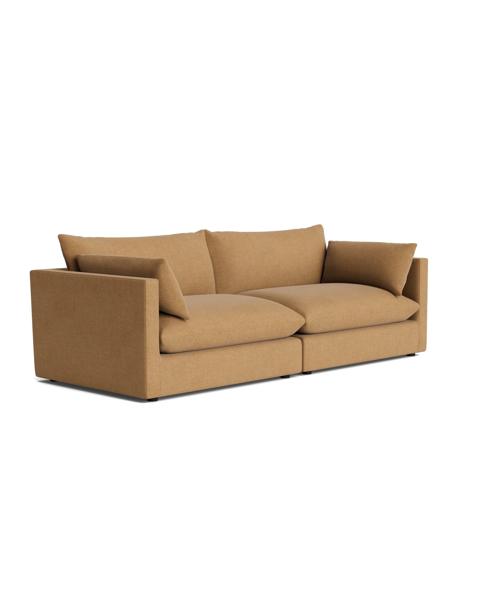 Sidney Slipcover 4 Seater Sofa - Fossil Fawn
