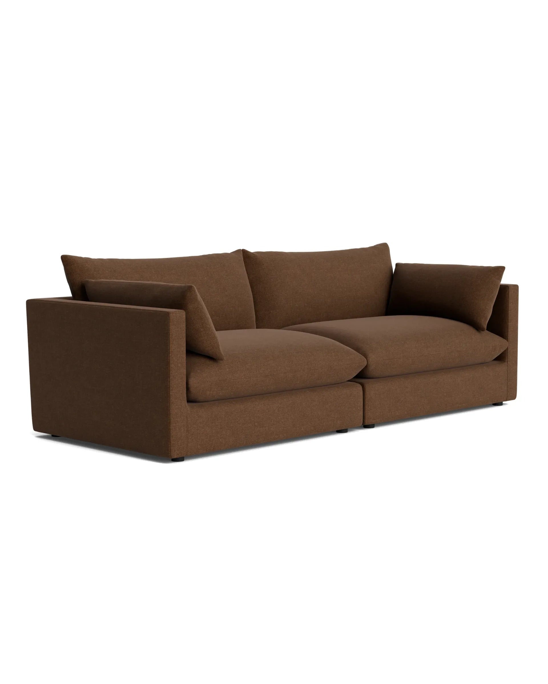 Sidney 4 Seater Sofa - Fossil Chocolate