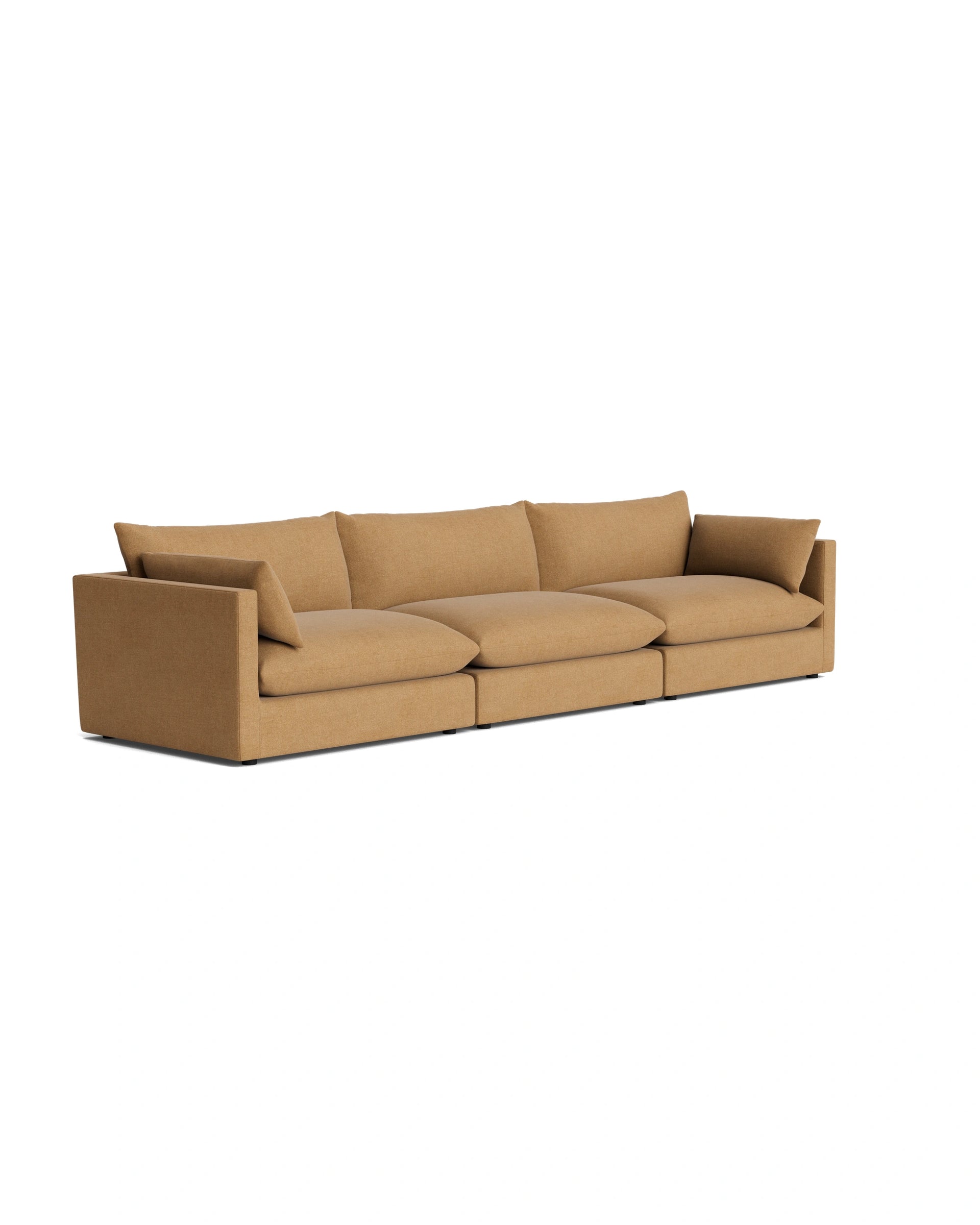 Sidney Slipcover 5 Seater Sofa - Fossil Fawn