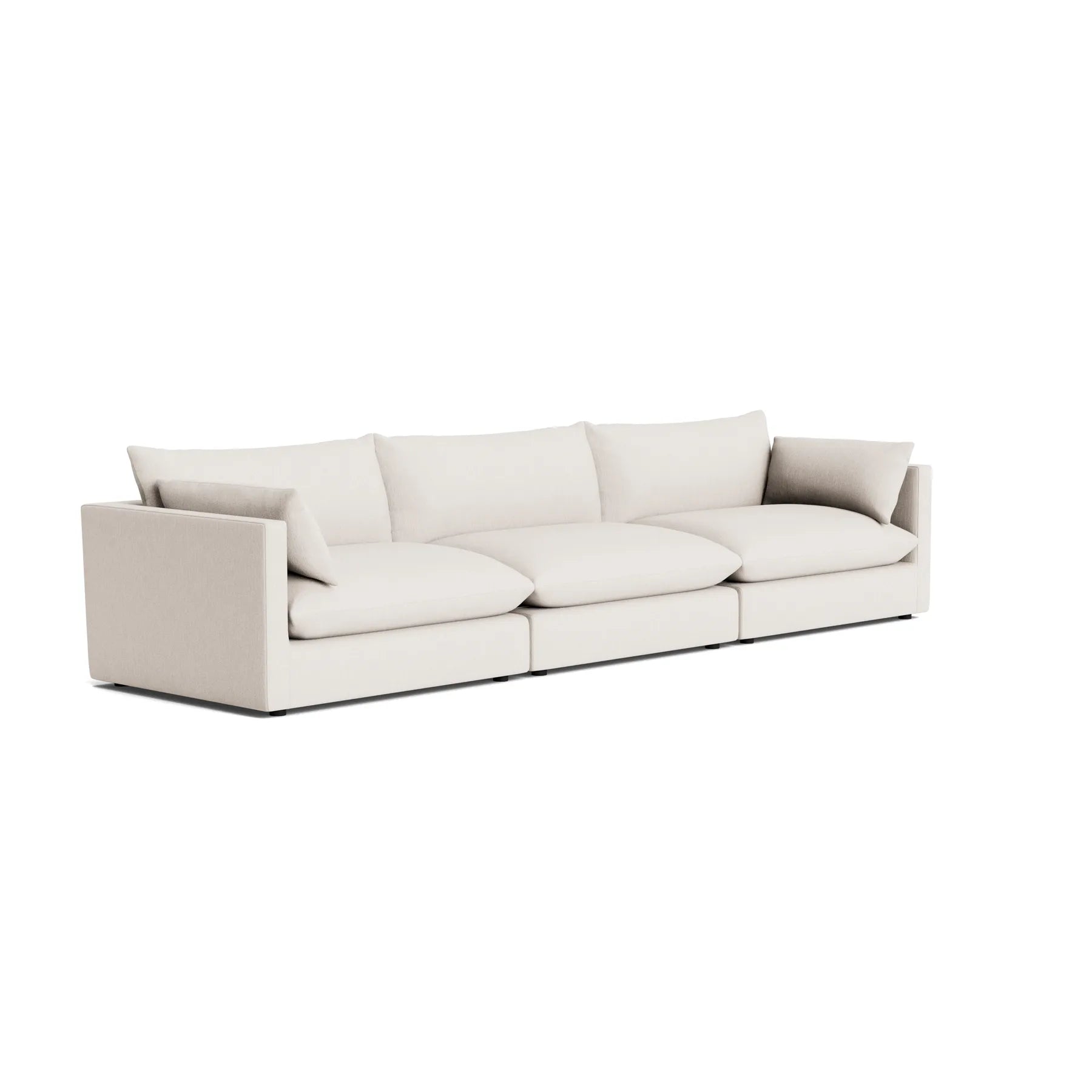 Sidney Slipcover 5 Seater Sofa - Silex Off White