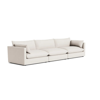 Sidney Slipcover 4 Seater Sofa - Silex Off White