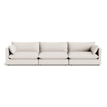 Sidney Slipcover 4 Seater Sofa - Silex Off White