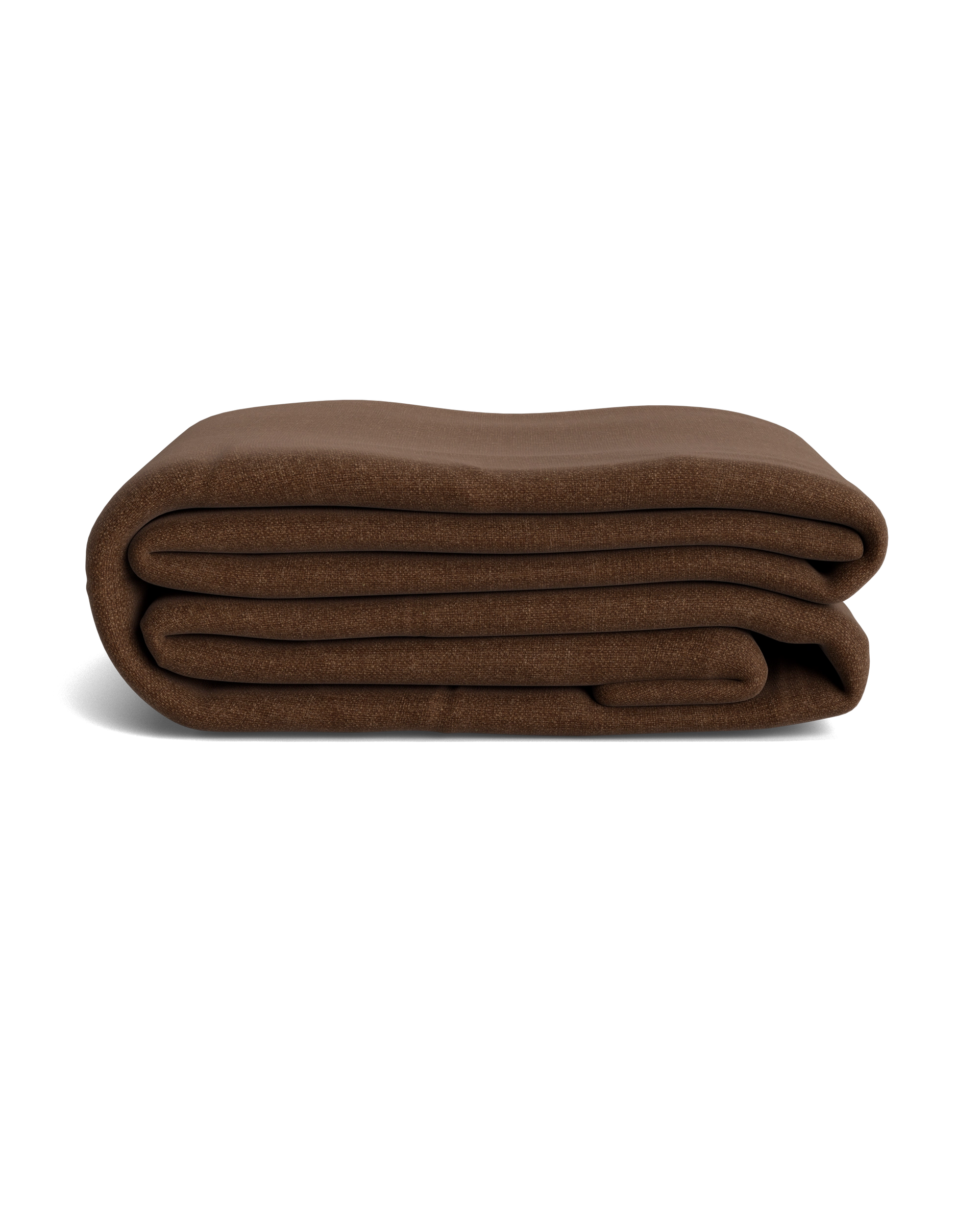 Sidney Ottoman Slipcover Fabric - Fossil Chocolate