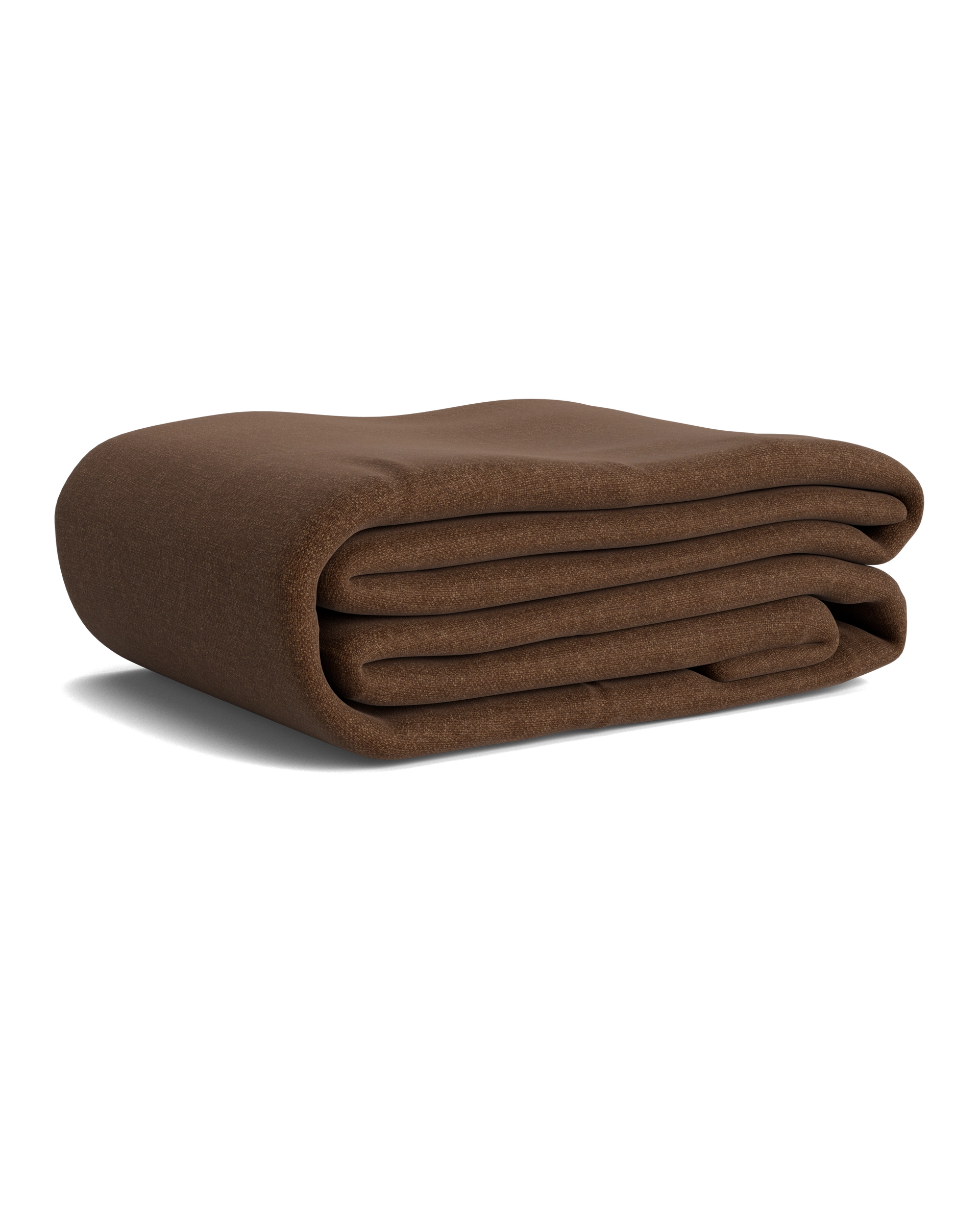 Sidney Ottoman Slipcover Fabric - Fossil Chocolate