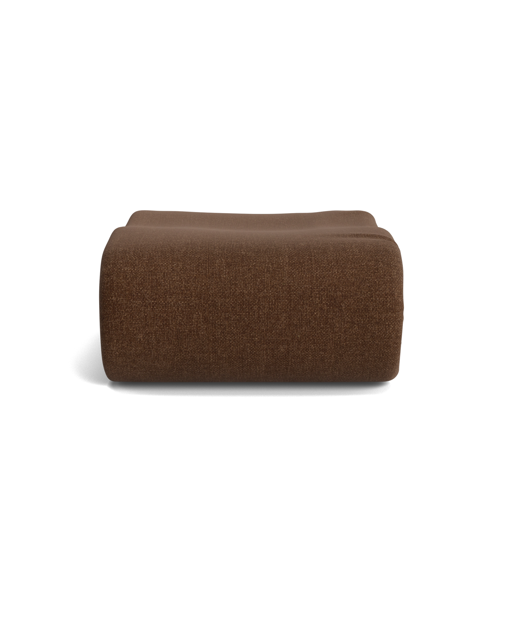 Sidney Ottoman Slipcover Fabric - Fossil Chocolate