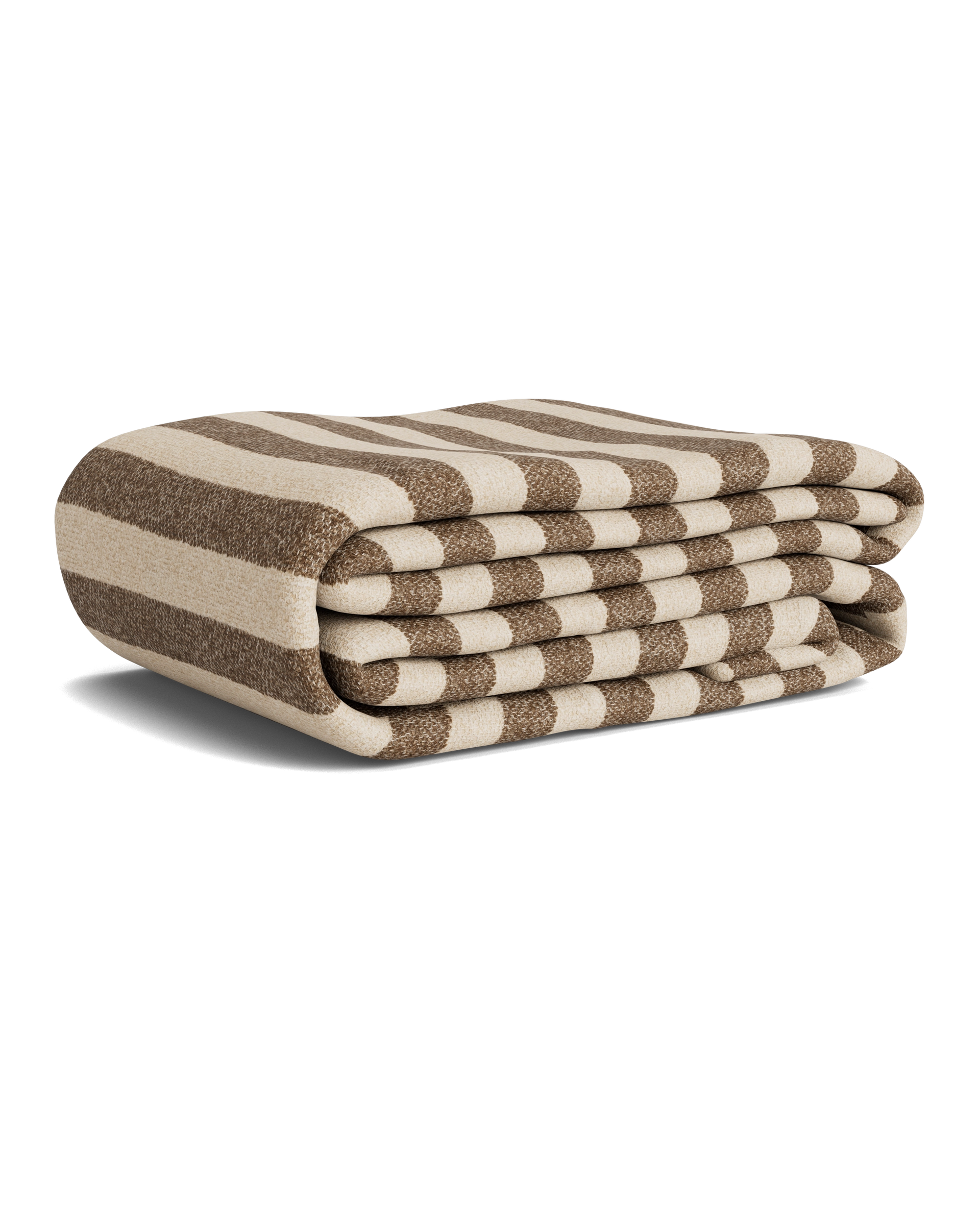 Sidney Slipcover Ottoman Fabric - Marnie Coconut Stripe