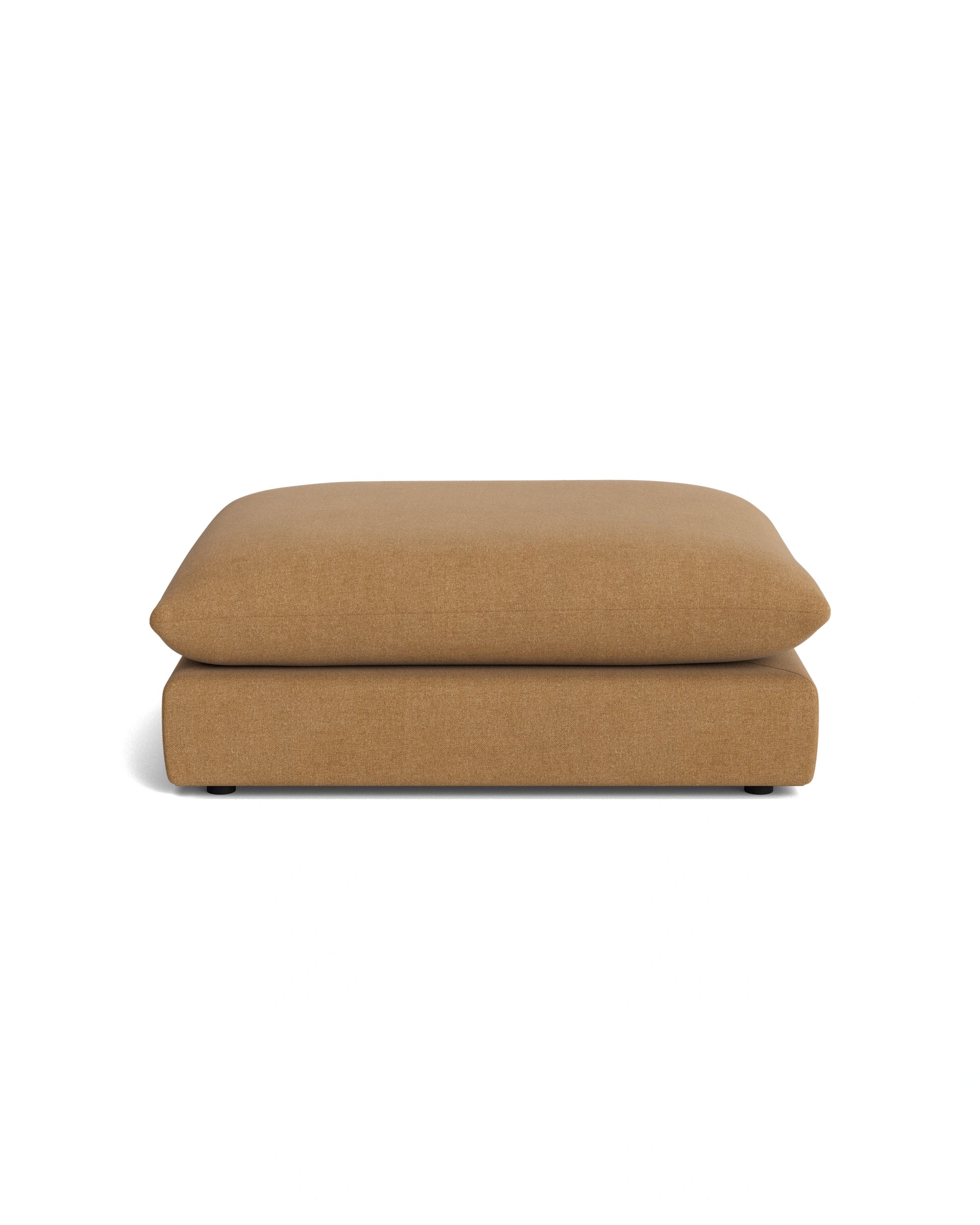 Sidney Slipcover Ottoman - Fossil Fawn