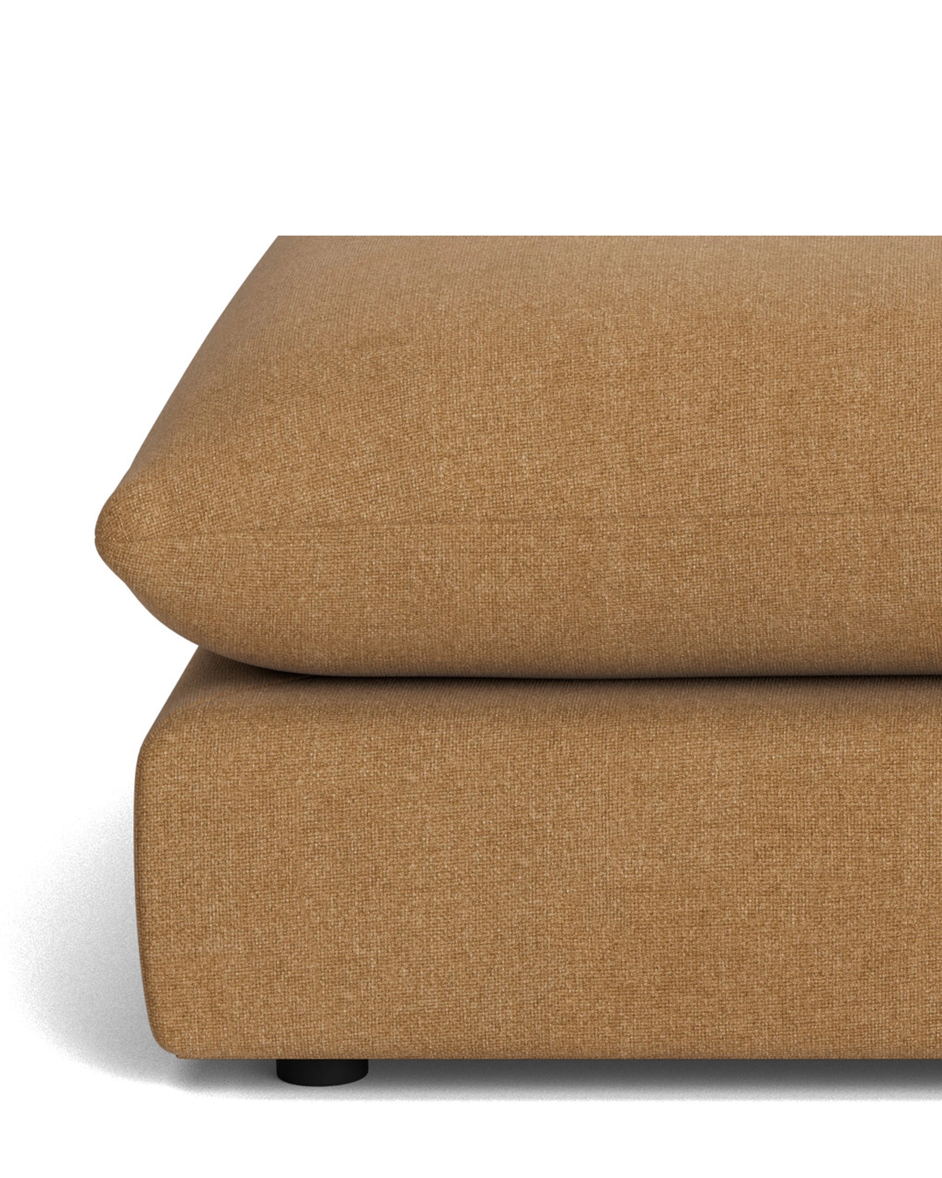Sidney Slipcover Ottoman - Fossil Fawn