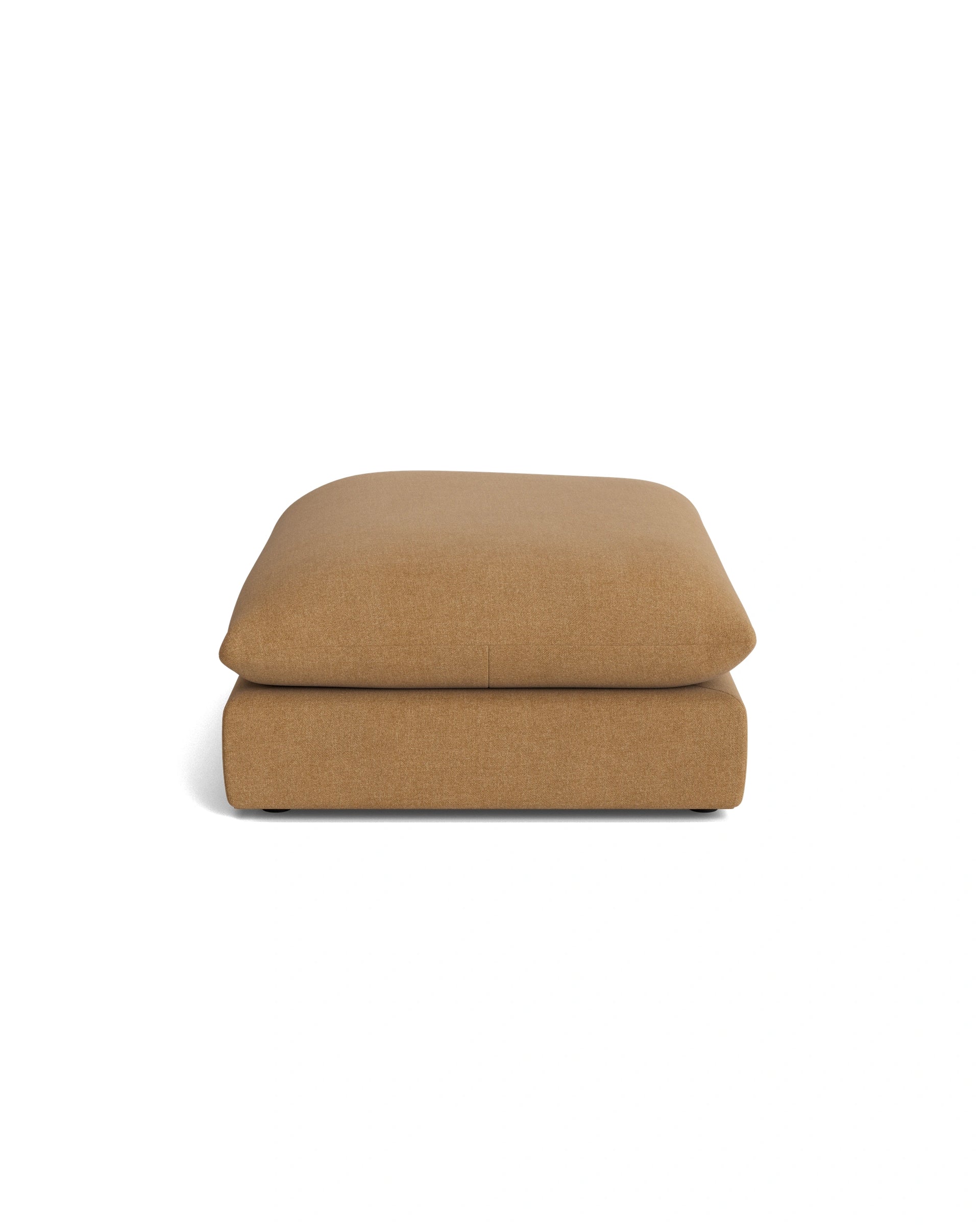 Sidney Slipcover Ottoman - Fossil Fawn