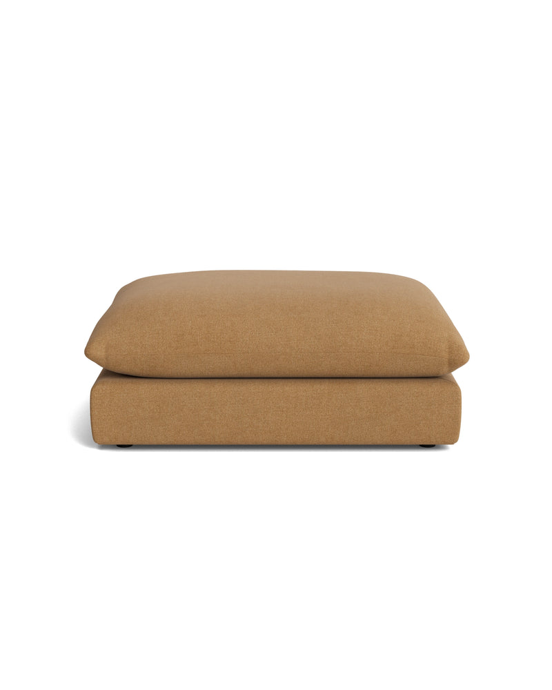 Sidney Slipcover Ottoman Fabric - Fossil Fawn